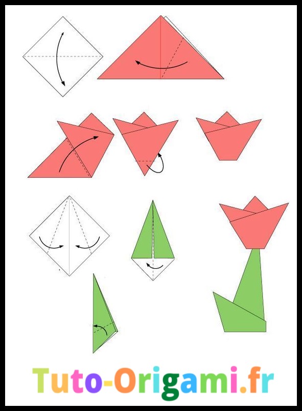 Tutoriel pour faire une tulipe en 2 étapes facilement